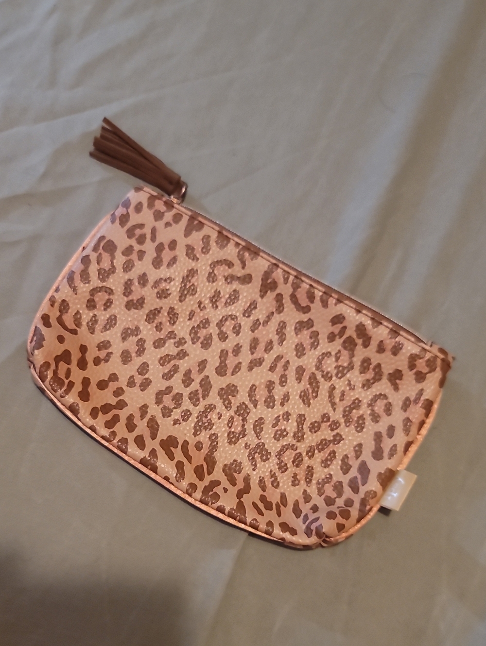 Leopard Print Makeup Bag